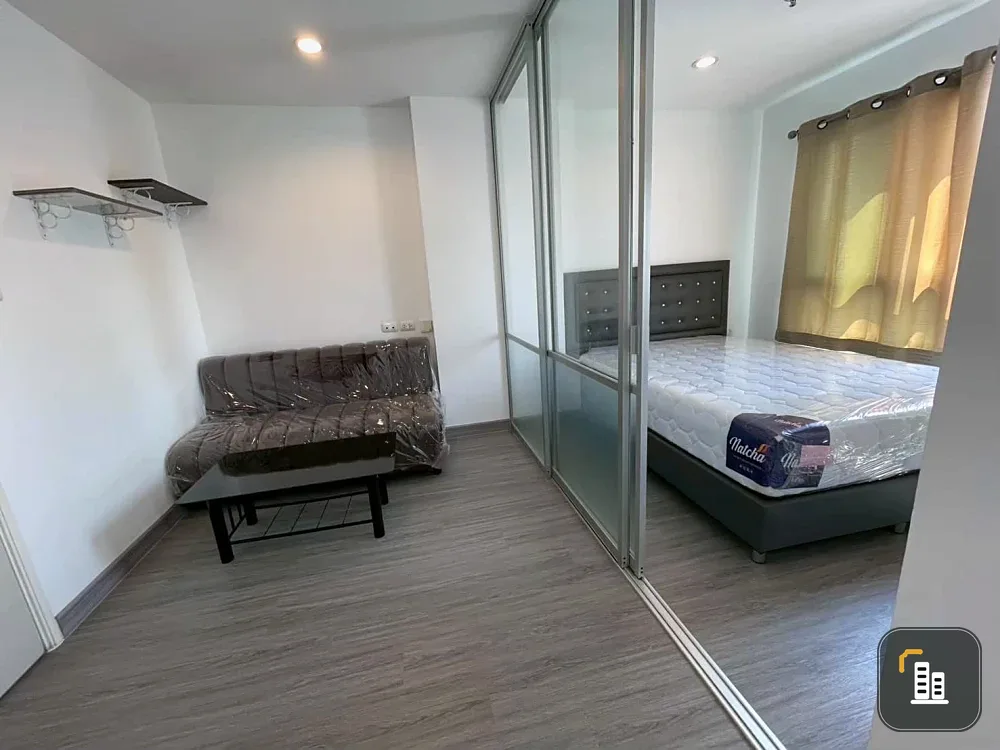 Condo for rent or sale, Lumpini Ville Ramkhamhaeng 60/2, beautiful room, fully furnished, convenient transportation, urgently booking a room
