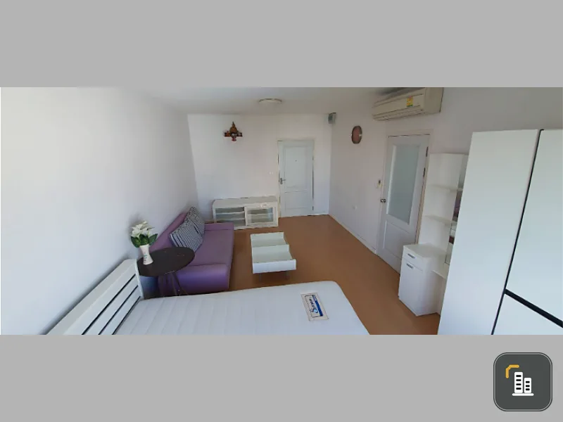 Condolette 624 for sale, Ladprao, corner room, high floor, good view, full furniture, special price, miss it instead.