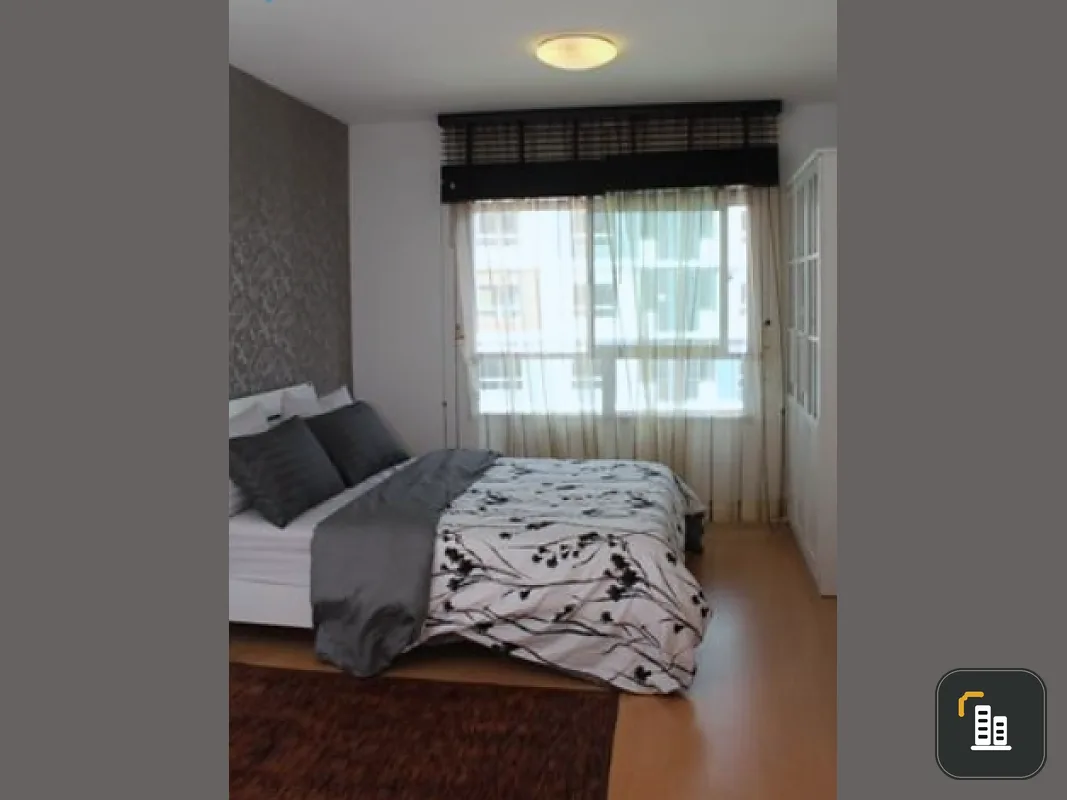 Sell for rent!! Condolette 624 Ladprao Condolette, fully furnished, good direction room, not hot, good like this, hurry up and book now!!