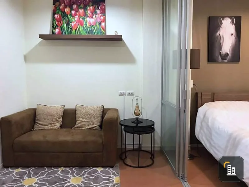 For sale Lumpini Condo Town Nida - Serithai, beautiful room, beautiful decoration, fully furnished, good room like this one must have already