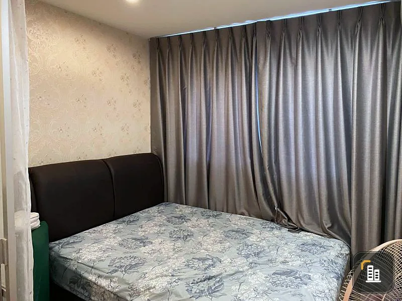Sell Lumpini Condo Town Nida - Serithai 2 rooms on high floor Fully furnished, fully furnished, hurry
