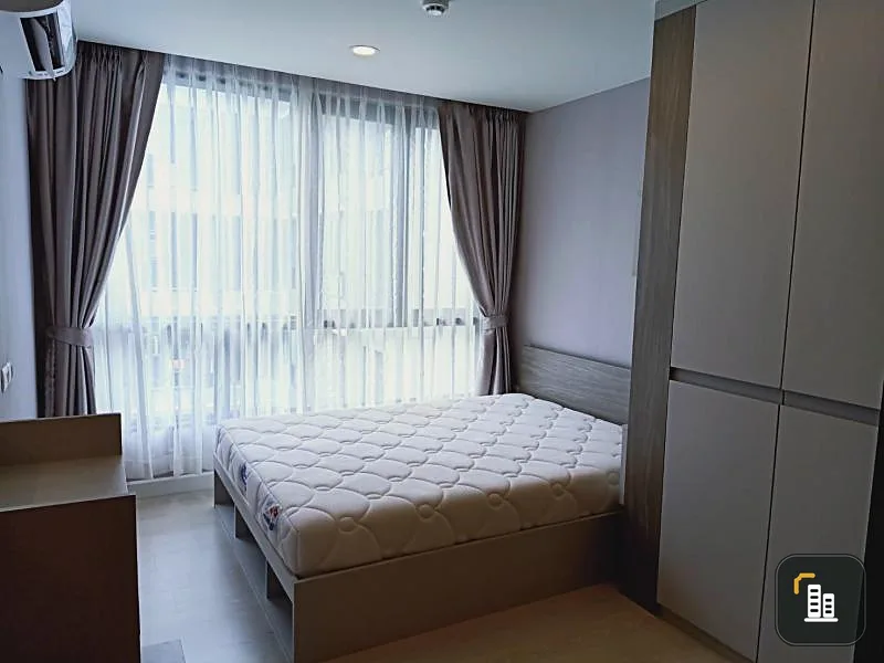 Urgent sale, The Cube Plus Condo, Minburi, complete with furniture, pool view, beautiful room, beautiful number Stay on your own or rent it out. Book now.
