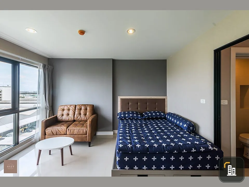 Urgent sale !! Condo Casa France at ABAC Bangna, near ABAC University, fully furnished, ready to move in, don't miss !!
