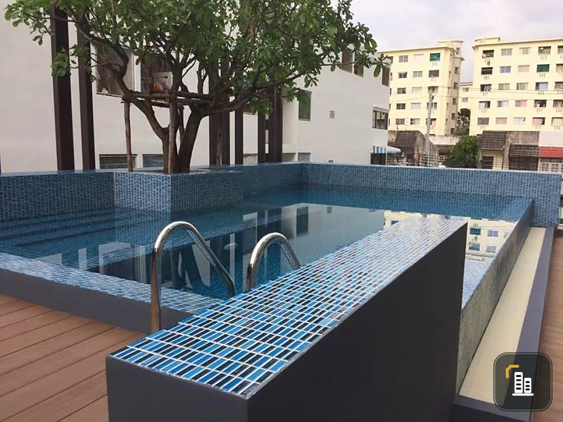 Urgent for rent !! Condo The Excel Hybrid Lasalle 8 high floor, beautiful view, fully furnished room. You can't miss it !!