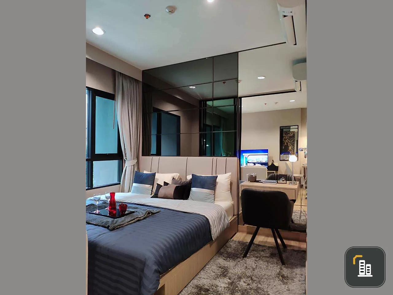 Condo for sale, Niche Mono Sukhumvit - Bearing, high floor, fully furnished, good view, don't wait.