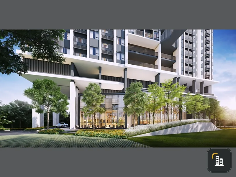 Condo sales down Niche Mono Mega Bangna, beautiful room, high floor, beautiful view, gold location, can't miss it.