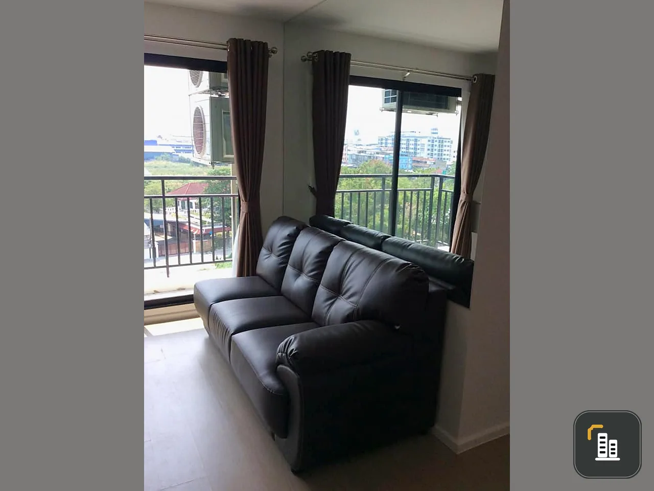 Urgent rental !! Condo Pause Sukhumvit 107 near BTS Bearing, new room, not chaotic, divided into proportions, hurry and book !!