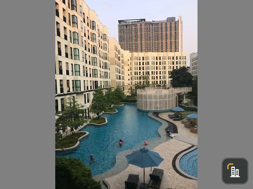 Urgent sale, Unio Sukhumvit 72 Condo, beautiful room, pool view, near BTS, fully furnished, ready to move in.