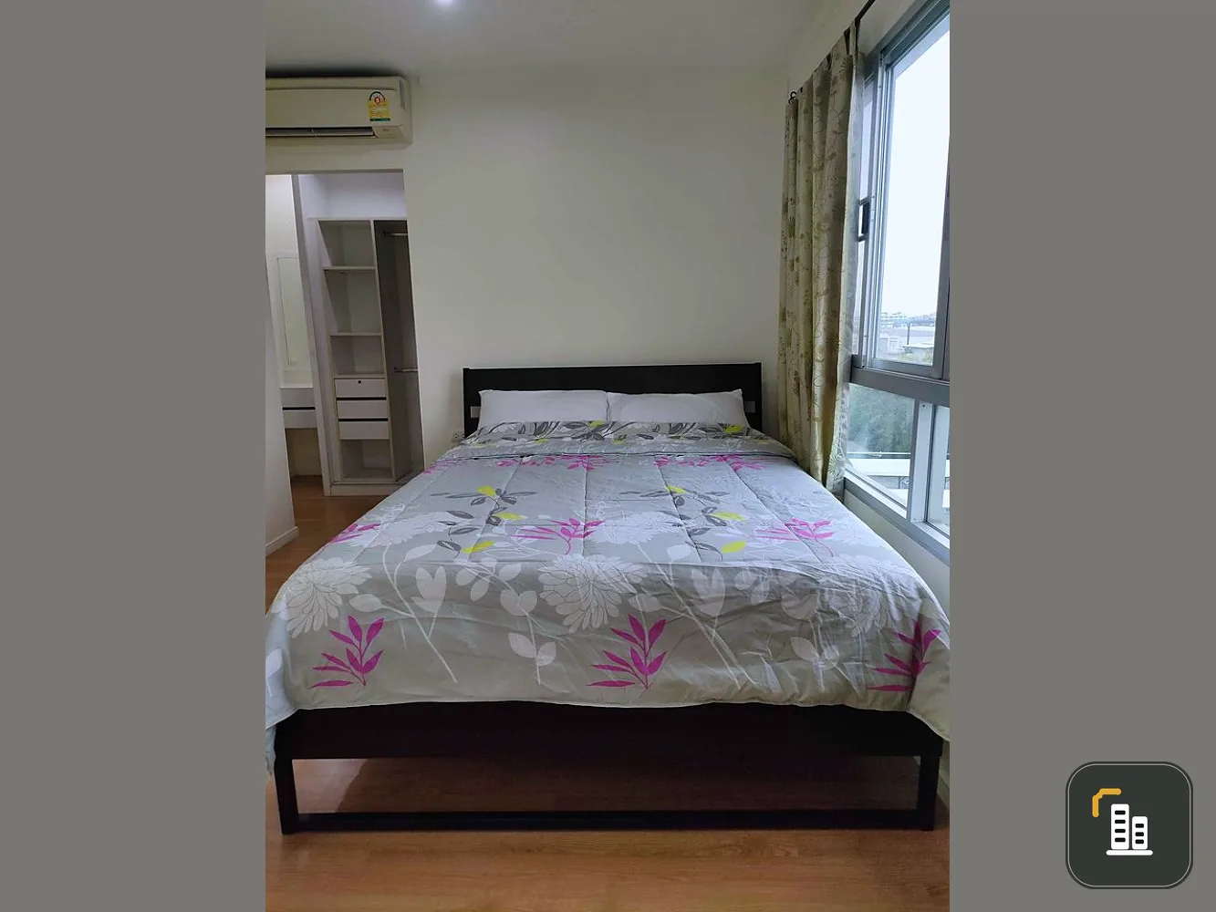 Condo for rent, Lumpini Ville Lasalle-Bearing, very large room, divided in proportion, fully furnished, close to BTS.