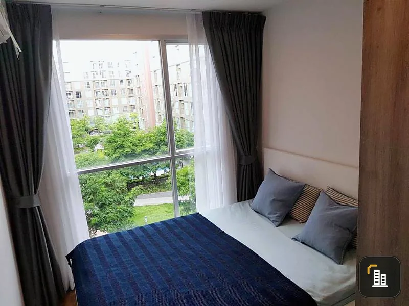 Condo for rent / sale, Lumpini Place Bangna Km. 3, corner room, beautiful view, very private,