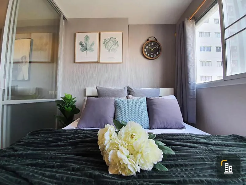 Sales of new rooms. Lumpini Mega Bangna, beautiful room, fully furnished, fully furnished, special price