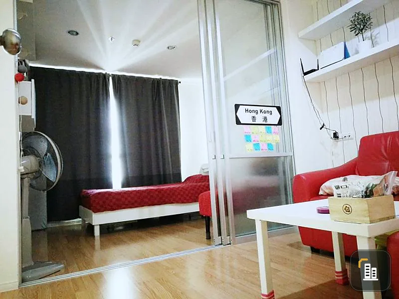 Urgent sale !!!! Condo Lumpini Mega City - Bangna with furniture, beautiful room, good view