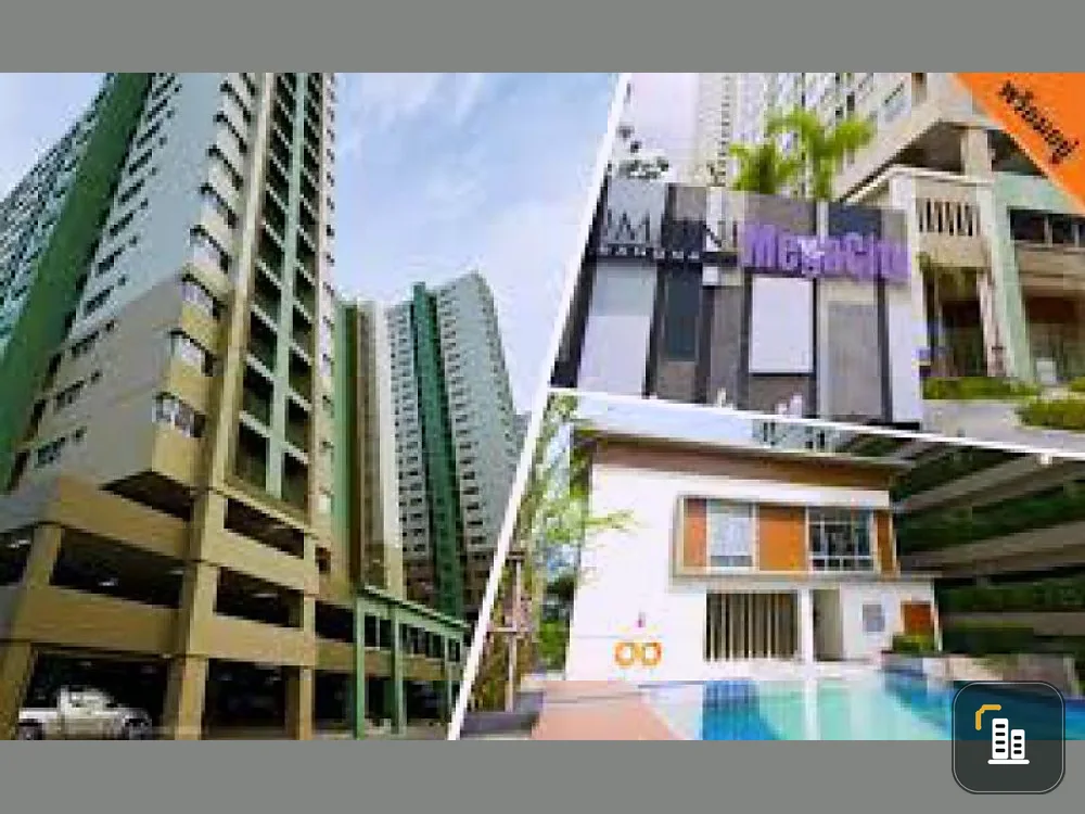 Condo for sale / rent, Lumpini Mega Bangna, furnished room, ready to move in, fully furnished, beautiful view