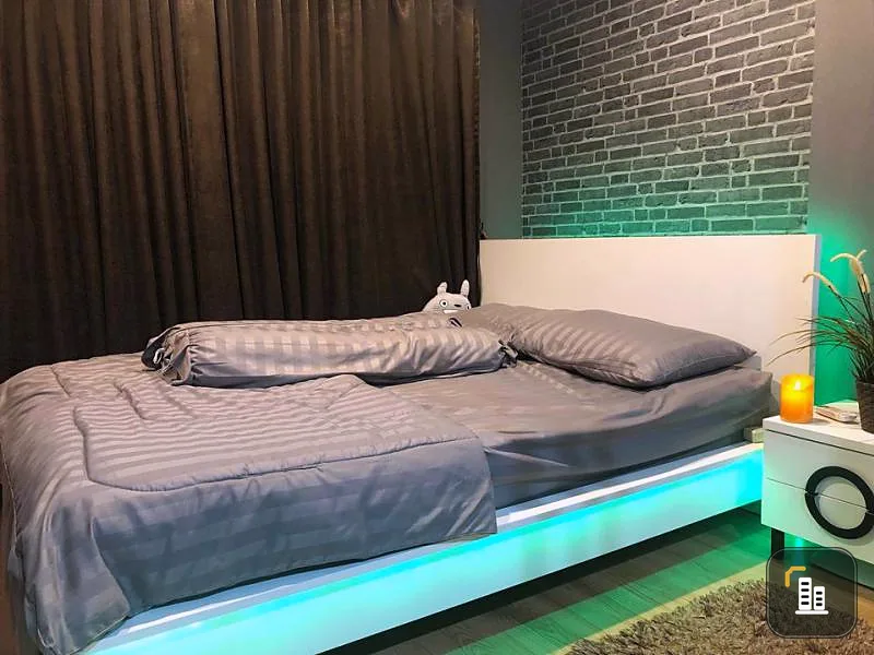 Urgent sale, Condo Lumpini Mega City Bangna, very beautiful room, fully furnished Pool view near the expressway Don't hesitate.