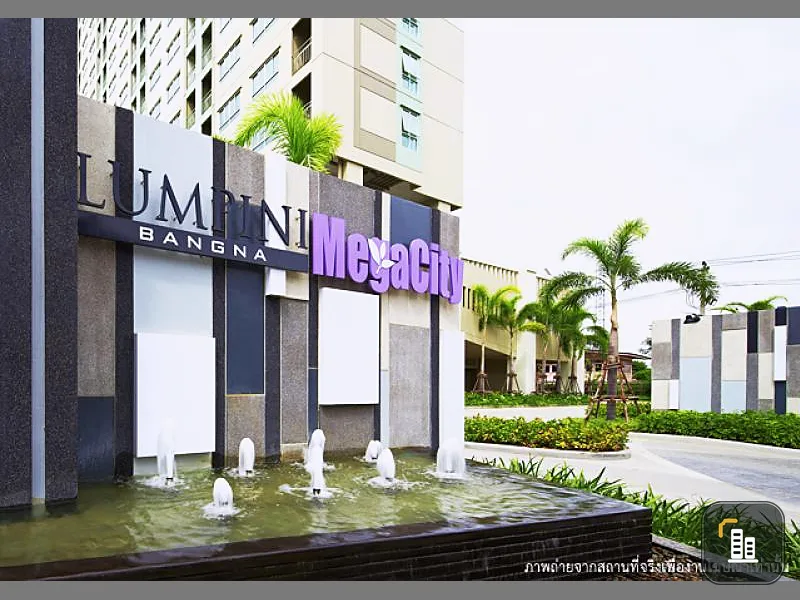Urgent for rent !! Condo Lumpini Mega City Bangna, good location, near Mega Bangna Shopping Center Fully furnished, book now !!