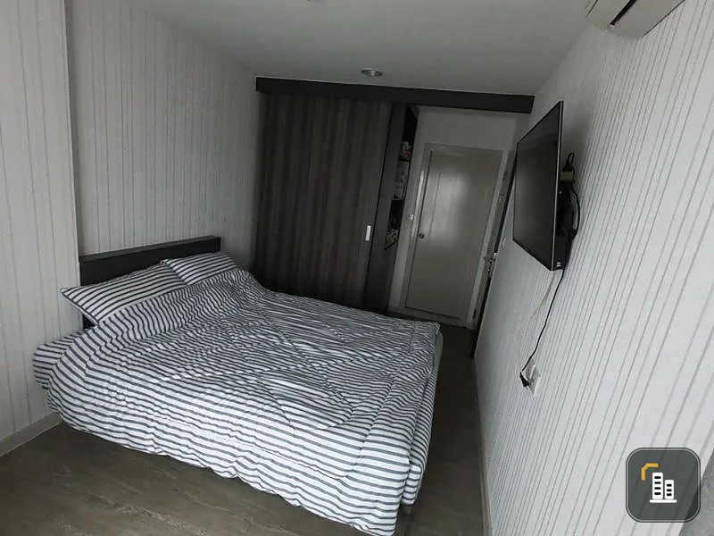 Condo for rent, Villa Lasalle, 1 bedroom, 1 bath, 5th floor, beautiful room, fully furnished. Pool view Book Now
