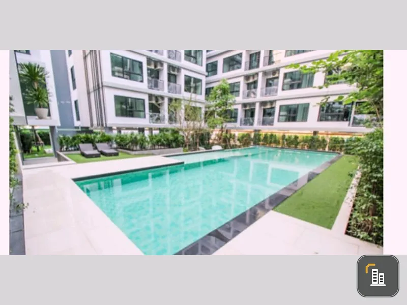Condo for sale, Villa Lasalle, 1 bedroom, 1 bath, 4th floor, fully furnished, ready to move in Hurry slowly