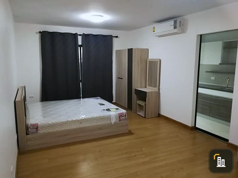 For sale, for rent, Supalai City Resort condo, Bearing Station, 1 bedroom, 1 bathroom, beautiful room, complete furniture, ready to move in, hurry up
