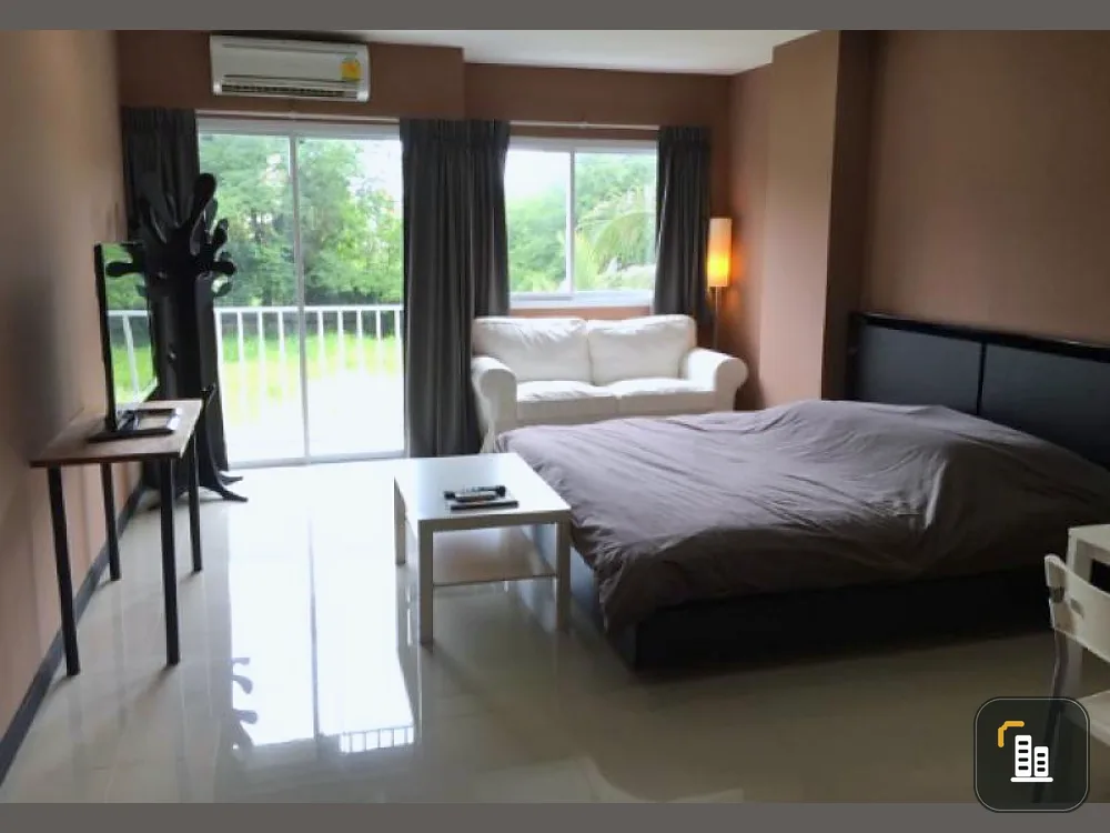 express!! Sell / rent Sense Of London, double room, 2nd floor, garden view, convenient transportation, close to BTS Bearing You can't miss it!