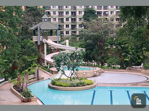 express!! For rent, The Parkland Bangba, 7th floor, corner room, pool view, fully furnished, ready to move in !!