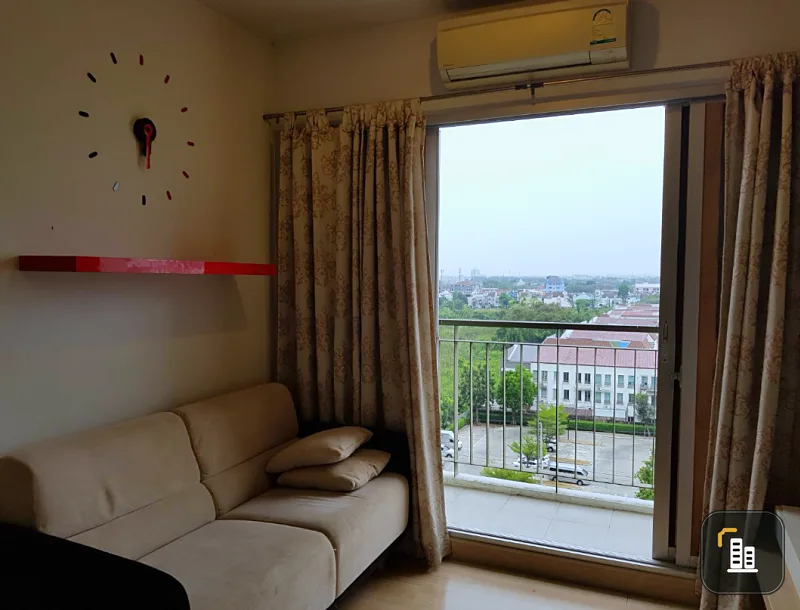 express!! Condo for sale with tenants The Parkland Srinakarin Lakeside Nice atmosphere, fully furnished, book now !!!