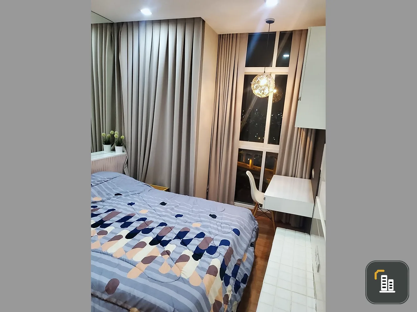Urgent rental !! Condo The Coast Bangkok Sukhumvit Bangna, spacious room, convenient transportation, don't miss !!