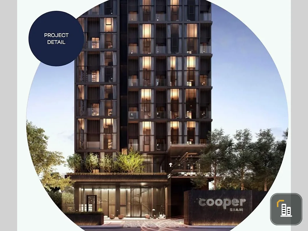 Cooper Siam condo, Combo Loft style room, good view, south, 7th floor, very large room, fully furnished.