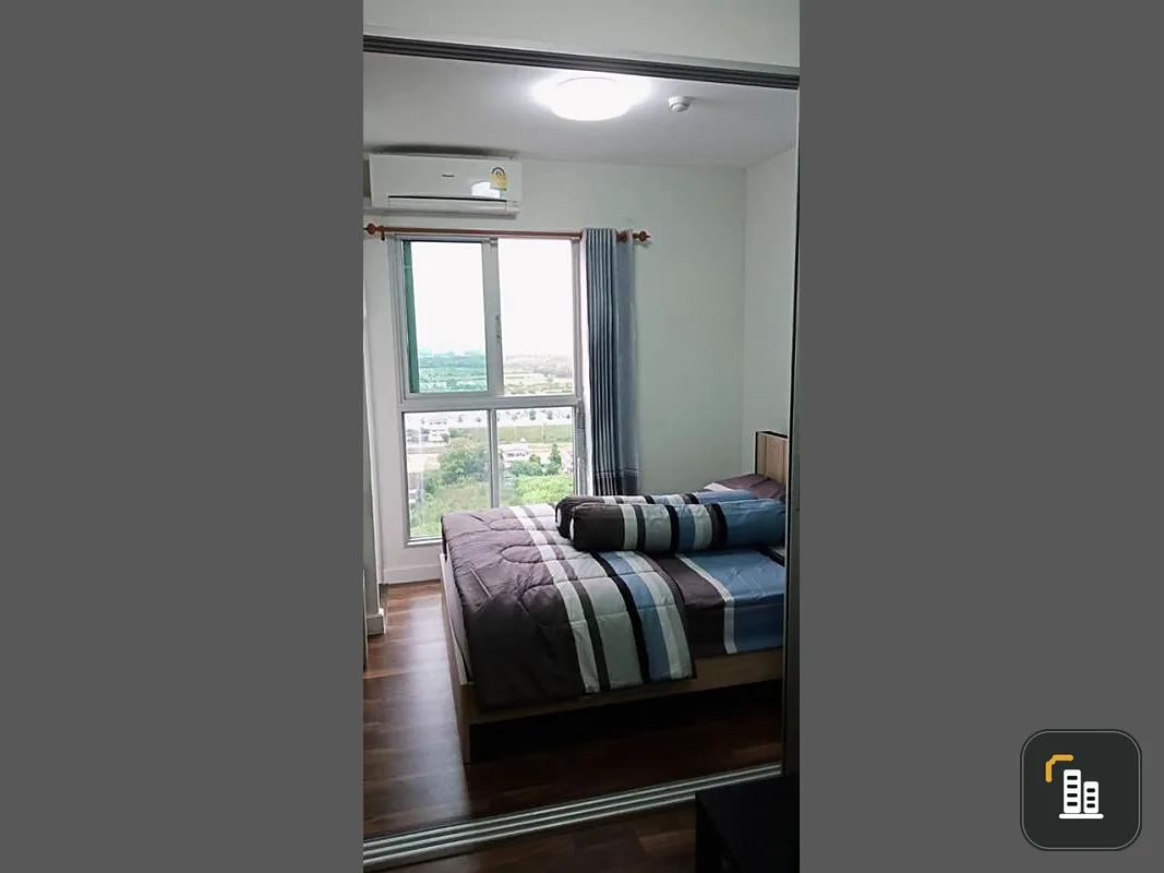 Condo for rent, a space me Bangna, 18th floor, natural view, book now