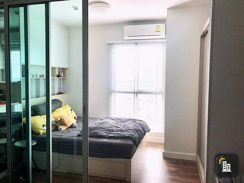 Urgent sale, a space condo with Bangna, good location room, beautiful decoration, full build, close to the mall,