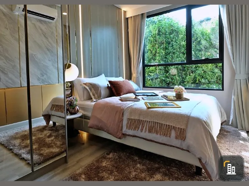 Condo sales down Knightsbridge Collage Sukhumvit 107 corner room, good location, convenient transportation, book now !!!