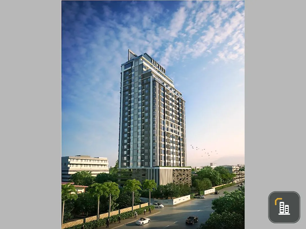 Condo for sale, Knightsbridge, Sukhumvit 107, 1 bedroom, 1 bath, corner room, 6th floor, good view.
