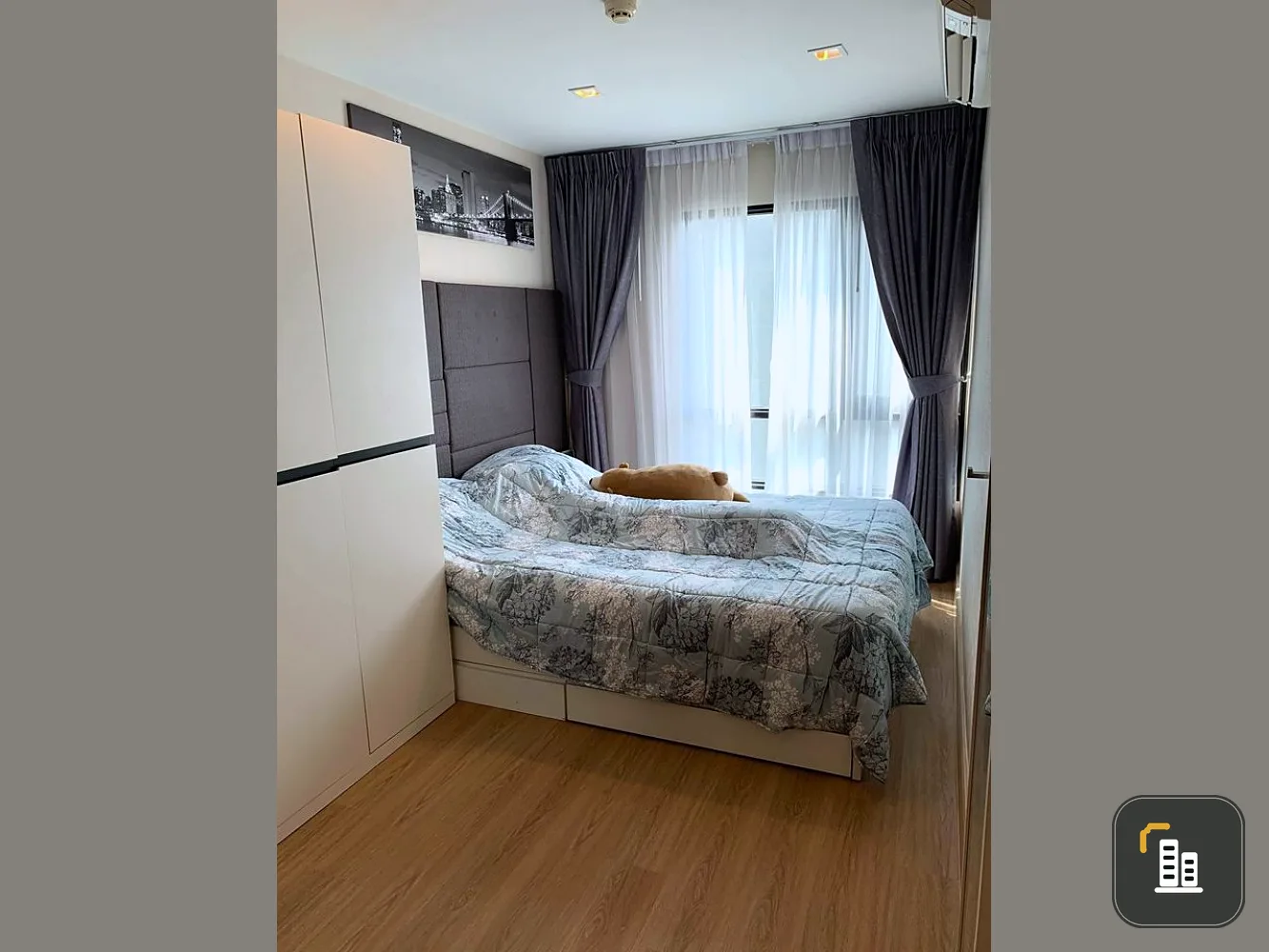 Condo for rent, Knightsbridge, Sukhumvit 107, 1 bedroom, 1 bath, fully furnished room, ready to move in, book now