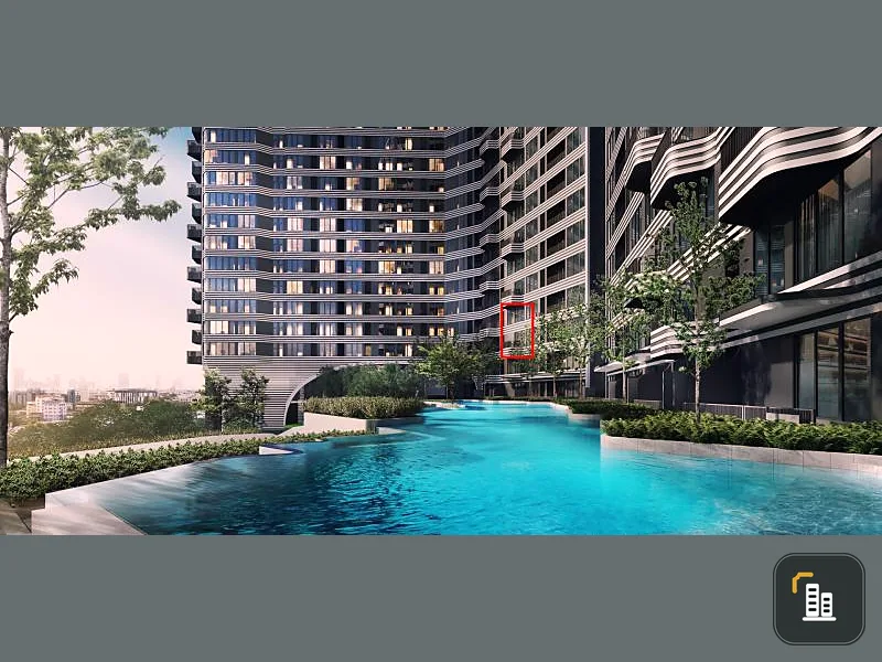 -Selling down payment ideo mobi sukhumvit east point, 6th floor Studio, beautiful price, hurry to reserve before the price goes far with the project