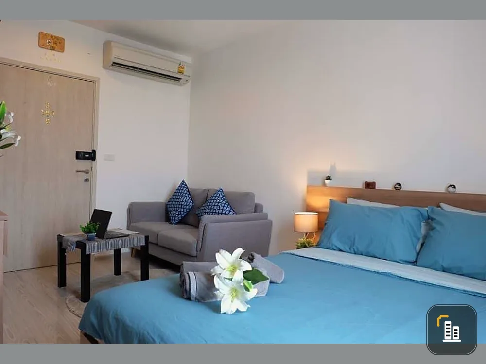 Urgent rental !! Ideo Mobi Sukhumvit Eastgate Condo, beautiful room, high view, fully furnished, fullbuilt-in, can't miss !!