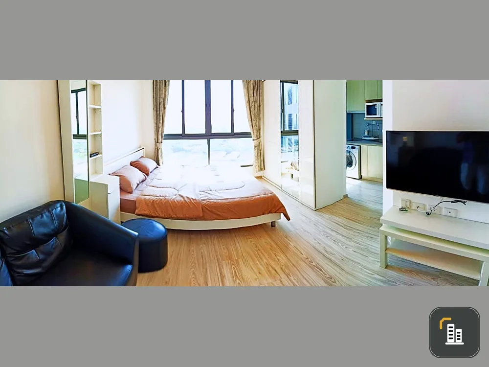 For rent!! Condo Ideo Mobi Sukhumvit Eastgate, 15th floor, fully furnished, tight central area, don't miss it!!