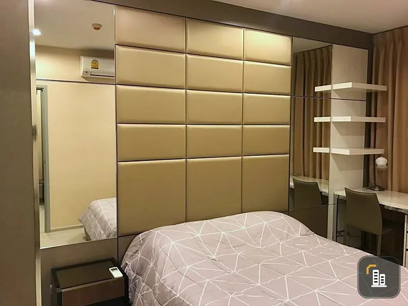 Urgent rental !! Ideo Mobi Sukhumvit Eastgate Condo, Beautifully decorated room, sweet tone, simple, tight furnish, full central. Hurry !!