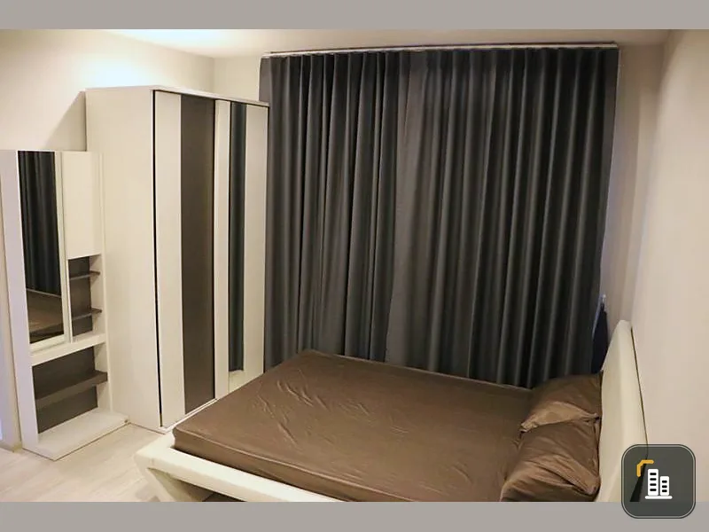 Sale with tenants. Urgent !! Ideo Mobi Sukhumvit Eastgate Condo, high room, beautiful view, fully furnished, ready to be missed !!