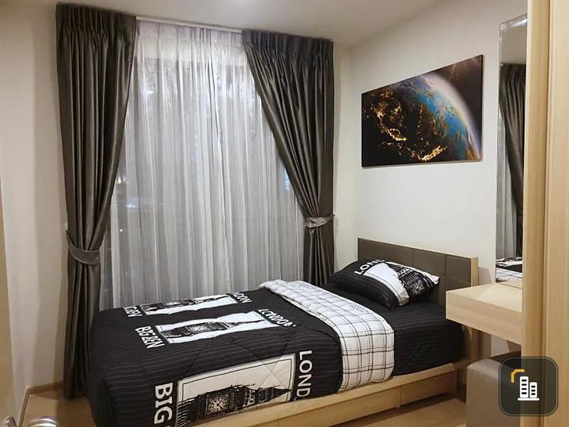 Condo for rent, Ideo O2, beautiful room, fully built, ready to move in, unblocked view, convenient transportation, near BTS, hurry