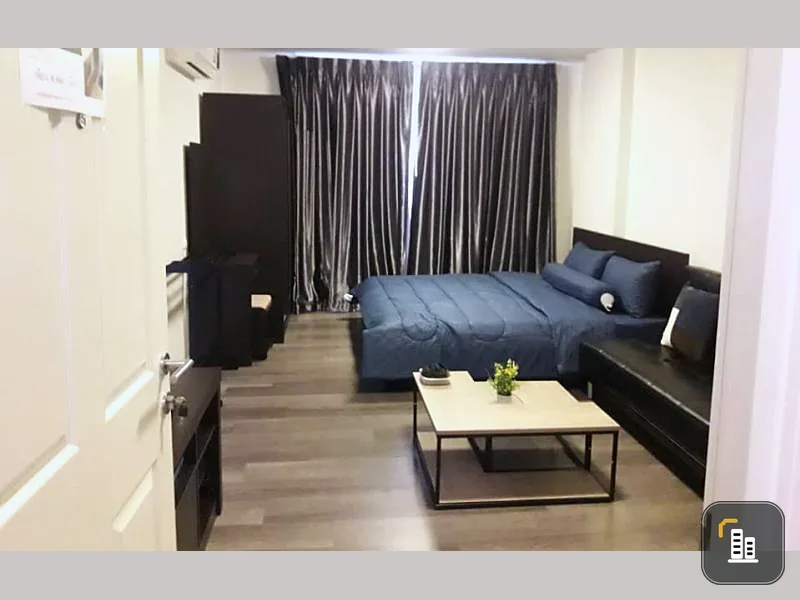 Urgent sale !! D Condo Campus Resort Bangna, ready to move in. With furniture And complete electrical appliances, open view, don't miss !!