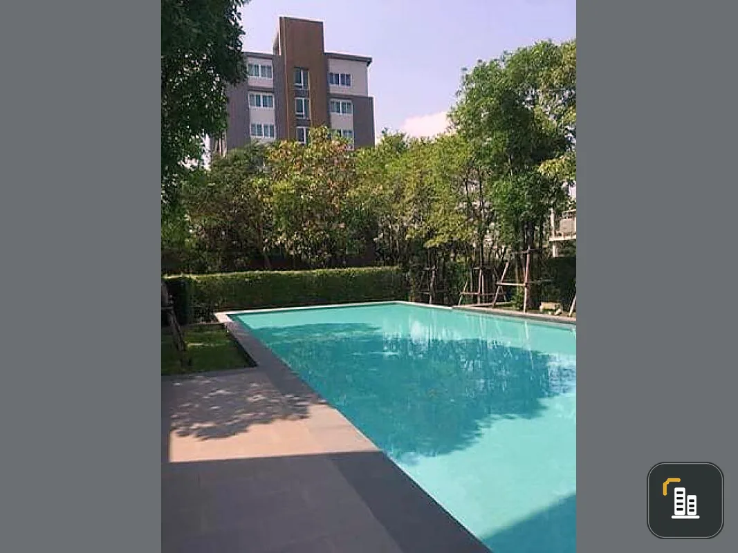 Sale with tenants. Urgent !! D Condo Campus Resort Bangna, rooms with furniture, electrical appliances, convenient transportation, open view, unblocked view, don't miss !!