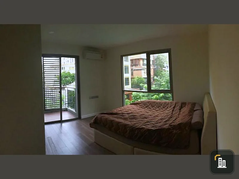 Wow. Super cool. Condo for rent, Sync Nature Siam, fully furnished, 2 bedrooms, ready to move in. Don't miss it.