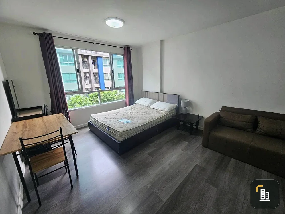 For rent: D Condo Campus Resort Bangna, ready to move in, fully furnished. Hurry and reserve now, this price is very rare+++