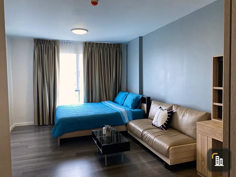 For rent !! D Condo Campus Resort Bangna, beautiful room, fully furnished, ready to move in !!