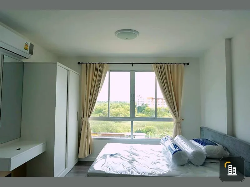 Urgent sale !! D Condo Campus Resort Bangna, beautiful room, good location, convenient transportation, don't miss !!