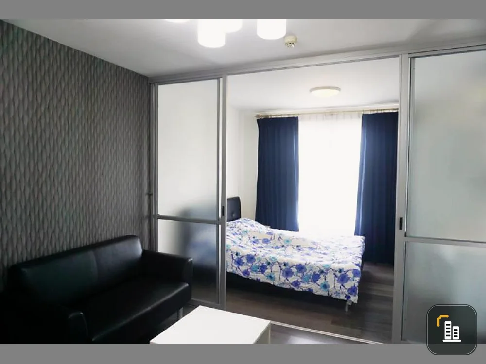 Sell / rent urgently !! D Condo Campus Resort Bangna, beautiful room, neat room partition A lot of furniture, the view is not blocked, hurry and book !!