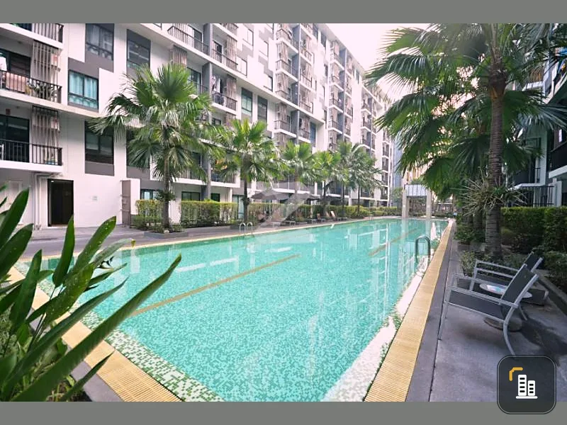 Quick sale !!! Icondo Sukhumvit 105, good location, shady atmosphere, convenient transportation, built-in furniture, book now !!!