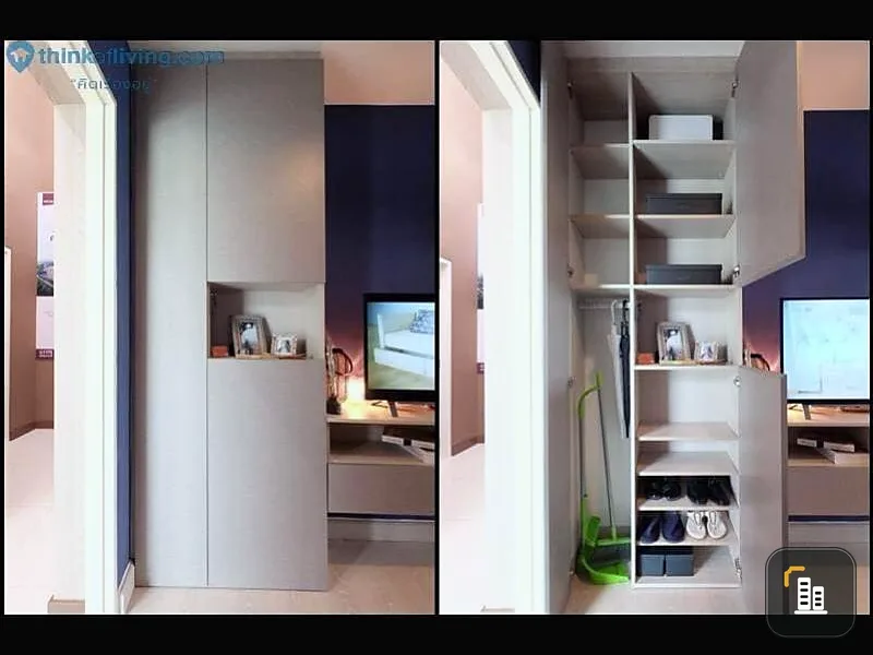 Condo for rent, Niche ID Sukhumvit 113, fully furnished, beautiful view, good direction, ready to make an appointment!