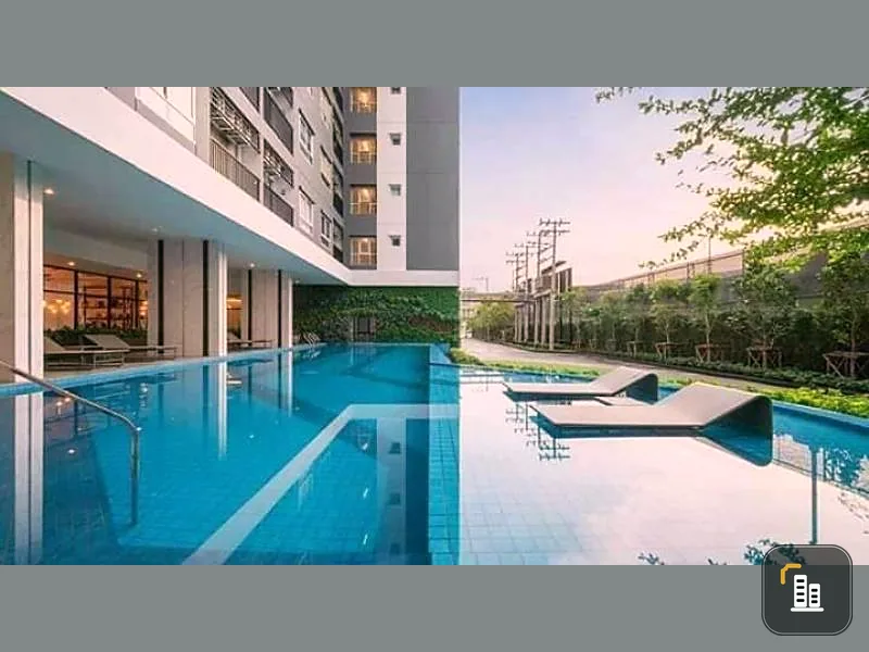 For rent, Notting Hill, Sukhumvit - Praksa, 17th floor, convenient transportation, near BTS Praksa like this, must book.
