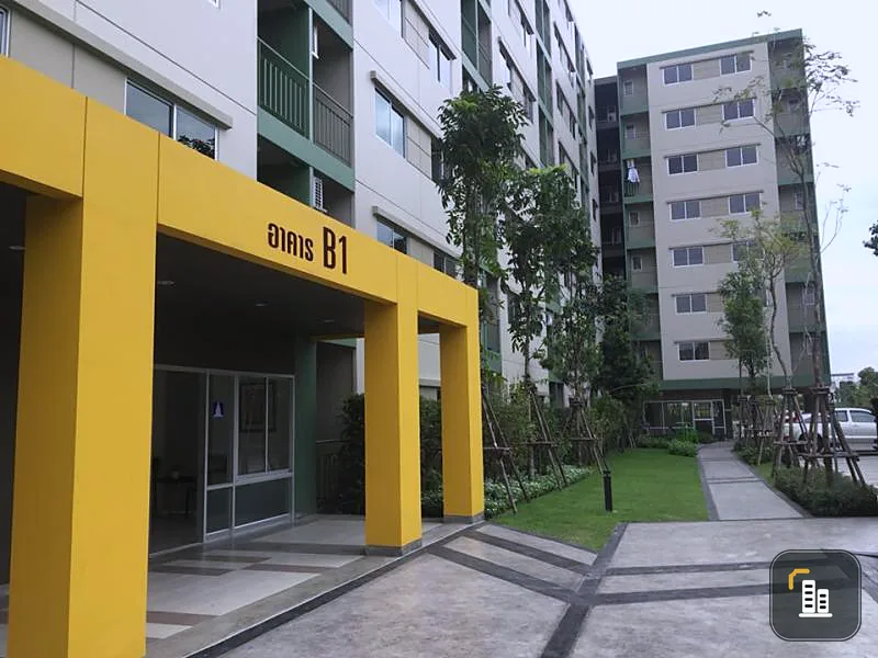 Condo for rent Lumpini Mixx Thepharak - Srinakarin, 1 bedroom, 1 bath, empty room, 7th floor, good view, cheap, book now