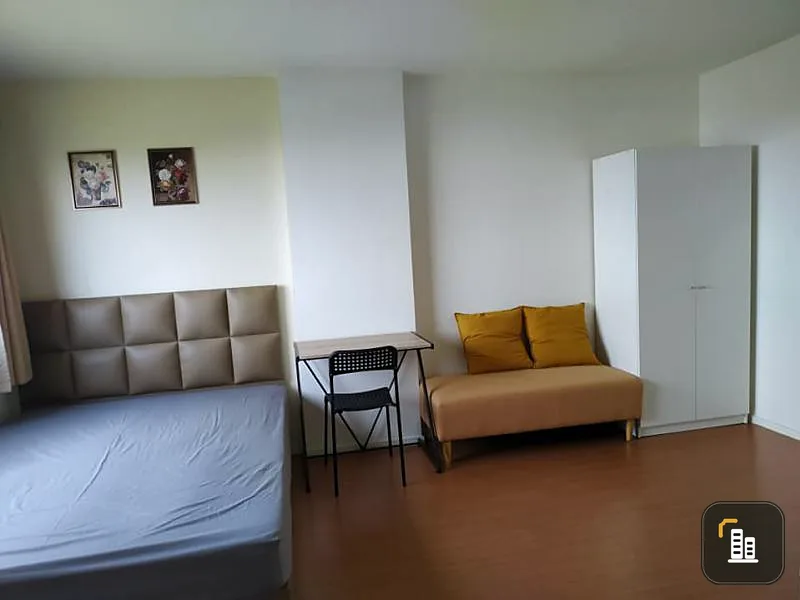 Condo for rent Lumpini Mix Thepharak - Srinakarin 1 studio 1 bath, beautiful room, fully furnished, very cheap, hurry